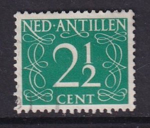 Netherlands Antilles   #211 used 1950  numerals 2 1/2c