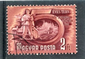 Hungary EVES TERV Stamp Perforated 2f Fine used