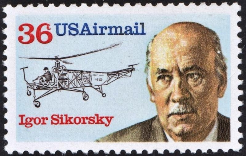 SC#C119 36¢ Igor Sikorsky Single (1988) MNH