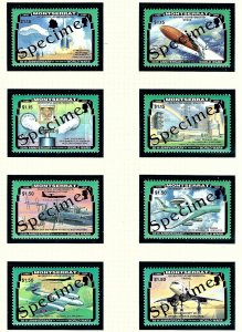 Montserrat 863a-66a MNH 1995 Overprinted SPECIMEN     (KA)