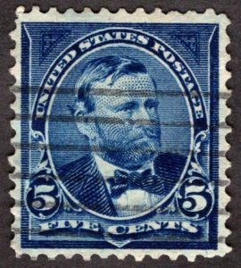 1898, US 5c, Grant, Used, VF-XF, Sc 281