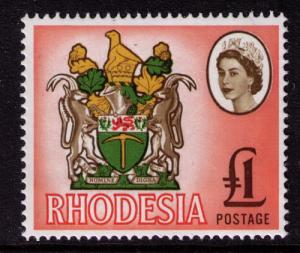 Rhodesia  # 236 Mint  VF NH Perf 14.5 X 14  Cat  $ 11