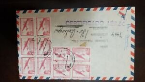 O) 1967 CHILE, MULTIPLE COVER CONTROL TOWER AND PLANE, AIRMAIL TO GERMANY 