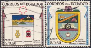 Ecuador #C334-C337 Used Set