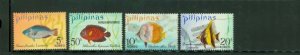 Philippines Fishes , 4 stamps