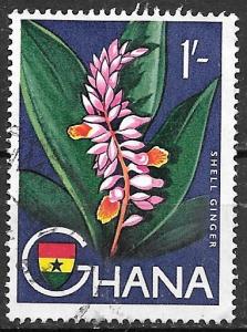 Ghana 1959 1sh Ginger, used, Scott #57