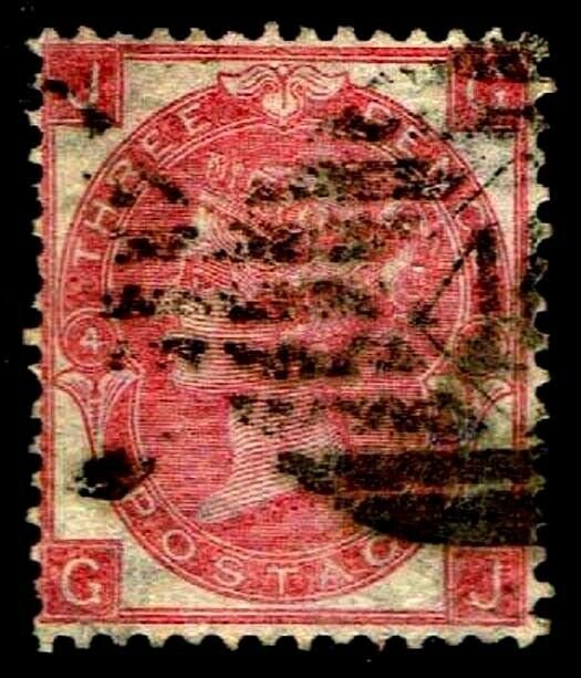 1865 Great Britain #44 QV Watermark 24  - Used - VF - CV$215.00 (ESP#3900)