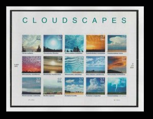 Cloudscapes Cloud Scapes #3878 37¢ Sheet of 15 Stamps  MNH