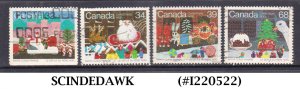 CANADA - 1985 CHRISTMAS 4V USED