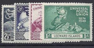 Leeward Islands # 126-129 MH