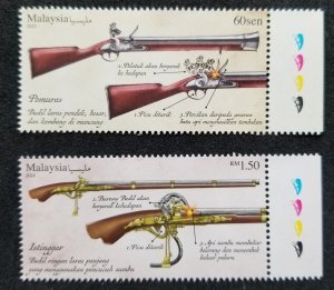 Malaysia Malay Traditional Firearms 2024 Weapon Gun (stamp color) MNH