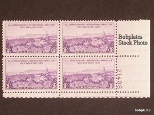 BOBPLATES #773 Cal Pacific Plate Block F-VF NH SCV=$1.5~ See Details for #s/Pos