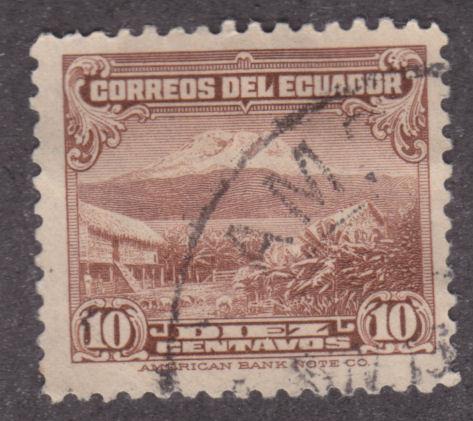 Ecuador 326 View of the Mountains 1934