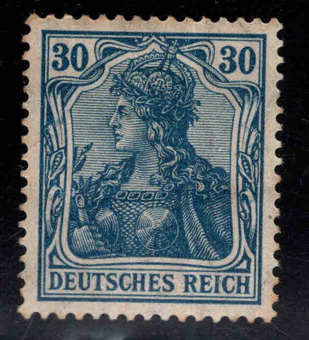 Germany Scott 123 MH* stamp Horizontal crease