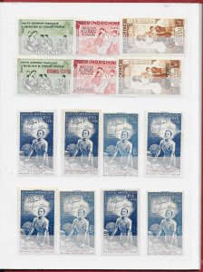 FRANCE COLONIES (200+) stamps VICHY Gov't NY World's Fair sets All Mint Unused