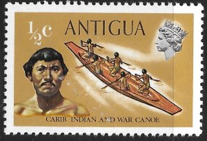 Antigua #241 1/2c Ships - Carib Indian & War Canoe ~ MNH