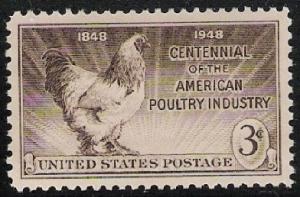 968 Poultry Industry F-VF MNH single