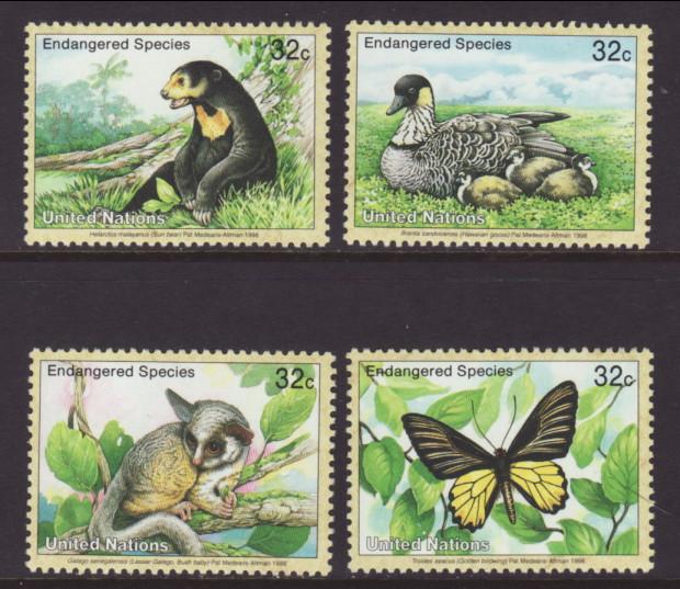 UN New York 730-733 Animals MNH VF