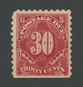 USA J57 - 30 cent Postage Due Perf 10 Single Line Wmk - F/VF Mint hinged