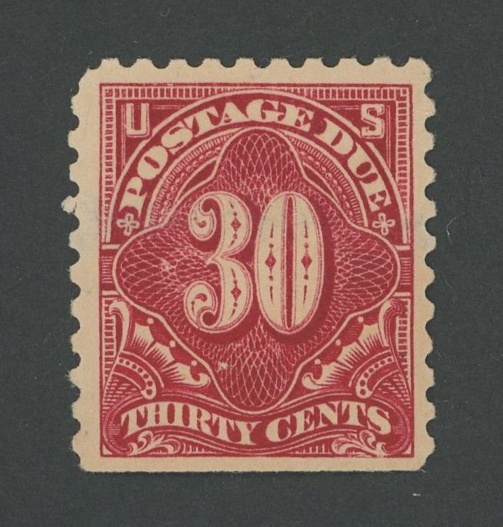 USA J57 - 30 cent Postage Due Perf 10 Single Line Wmk - F/VF Mint hinged