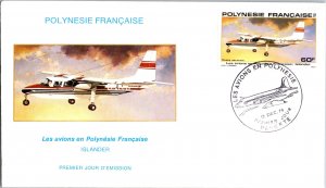 French Polynesia, Worldwide First Day Cover, Aviation