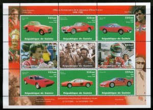 Guinea MNH S/S Enzo Ferrari Cars 1998