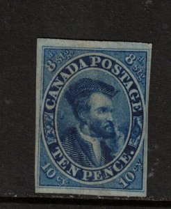Canada #7 Very Fine Mint Unused (No Gum) - Small Surface Scrape At P Of Postage