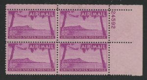 United States #C46 Mint (NH) Plate Block