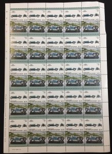 TUVALU Cars Automobiles Sheets x 22 MNH(1100 Stamps) BLK23