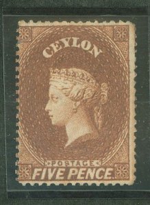 Ceylon #20 Unused Single