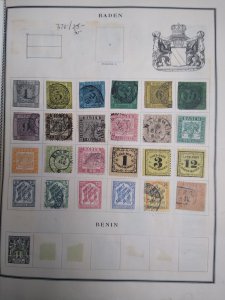 collection on pages Germany Baden some need soaking CV $370