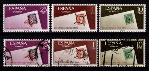 Spain 1966 World Stamp Day, Set [Mint/Used]