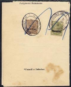 Jamaica 1909 part document (Plaint & Minute Book) bea...