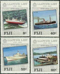 Fiji 1984 SG675-678 Lloyd's List set MNH