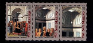 San Marino Scott 1270  MNH**  Triptych stamp strip