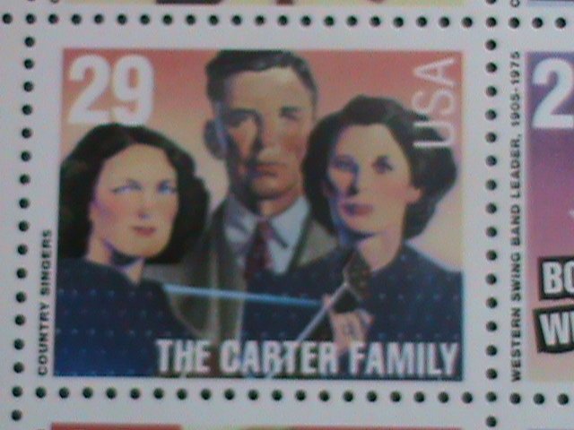 ​UNITED STATES-1993 SC#2771-4  AMERICAN MUSICIANS -MNH FULL SHEET VERY FINE