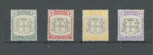 1905-11 JAMAICA - Stanley Gibbons #37-39 - 43 - 45 - watermark Mult Crown CA - M