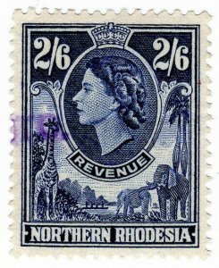 (I.B) Northern Rhodesia Revenue : Duty Stamp 2/6d