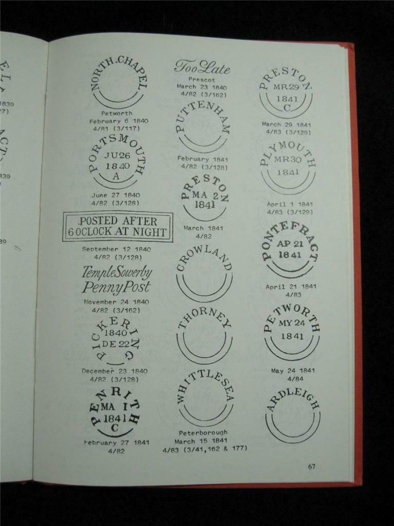 Postmarks of the Date Impression Books Post Office Records Sec 2 Vol 3