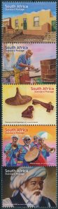 South Africa Stamps 2011 MNH Historic Links Indonesia JIS Cultures 5v Strip