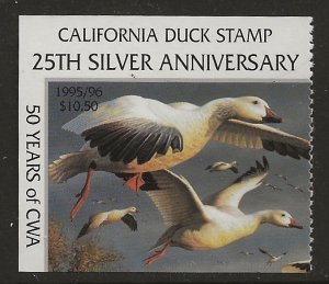 CA25 1995 $10.50 Duck stamp  vf mint nh