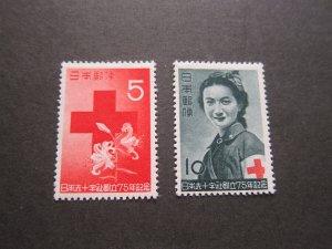 Japan 1952 Sc 554-5 set MNH