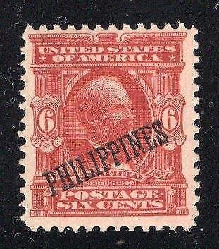 Philippines 1903-04 6¢ Garfield - OG MNH - SC# 231   Cats $190.00. (ref# 239461)