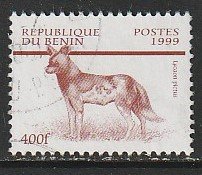 1999 Benin - Sc1118 - used VF - 1 singles - African Wildlife - Lycaon pictus