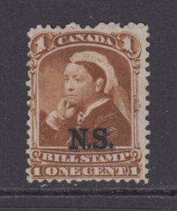 Nova Scotia (Canada Province Revenue), van Dam NSB1, MNG (no gum) 