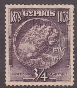 Cyprus 114 Silver Coin of Amathus 1928