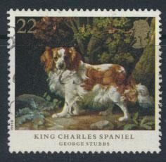 Great Britain SG 1531  Used  - Dogs George Stubbs Painting