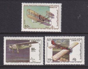 Syria 851-853 Airplanes MNH VF