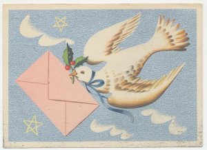 Postal stationery Portugal Christmas letter - Pigeon