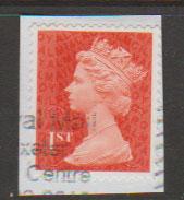 GB QE II Machin SG U2968b - 1st vermillion  - date code M14L - Source  C 